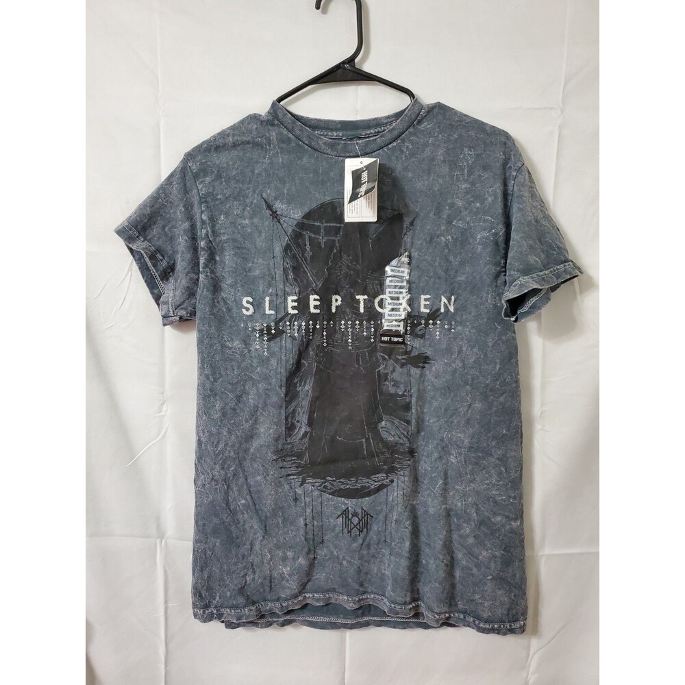 Sleep Token Aqua Regia Mineral Wash Rock T-Shirt Size Womens Medium NWT NEW 2024